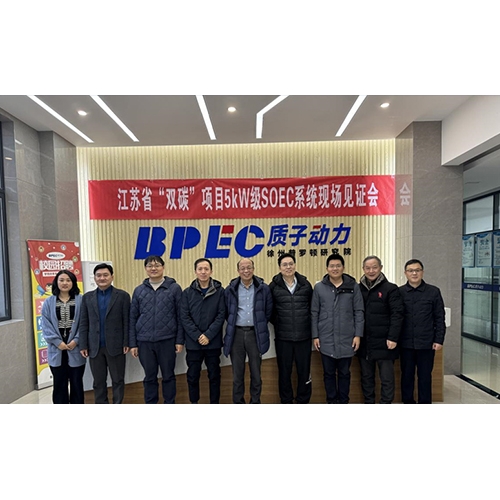 質(zhì)子動力5kW級SOEC系統(tǒng)順利見證驗收，即將交付